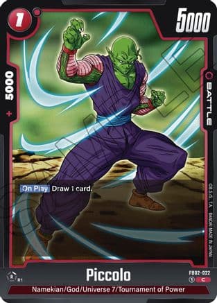 Piccolo - FB02-022 — Blazing Aura