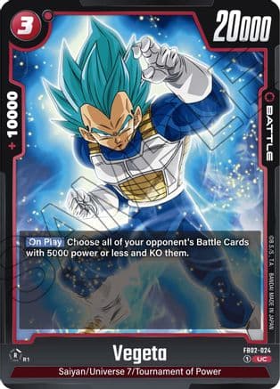 Vegeta - FB02-024 — Blazing Aura