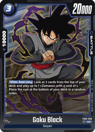 Goku Black - FB02-039 — Blazing Aura