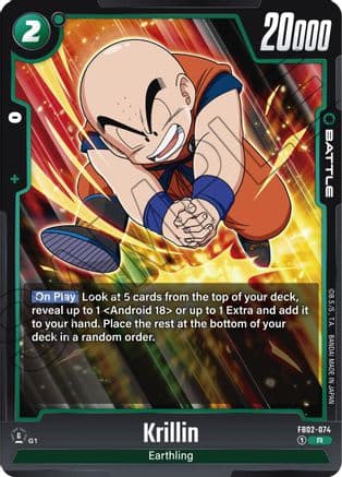 Krillin - FB02-074 — Blazing Aura