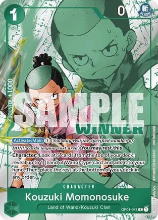 Kouzuki Momonosuke (Winner Pack Vol. 7) — One Piece Promotion Cards