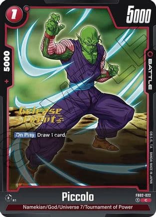 Piccolo - FB02-022 — Blazing Aura Release Event Cards