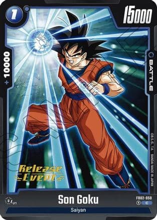 Son Goku - FB02-050 — Blazing Aura Release Event Cards