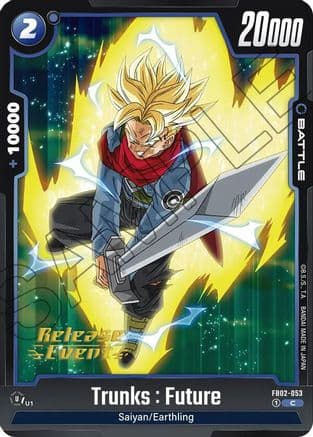 Trunks : Future - FB02-053 — Blazing Aura Release Event Cards