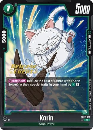Korin — Blazing Aura Release Event Cards