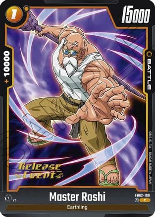 Master Roshi - FB02-108 — Blazing Aura Release Event Cards