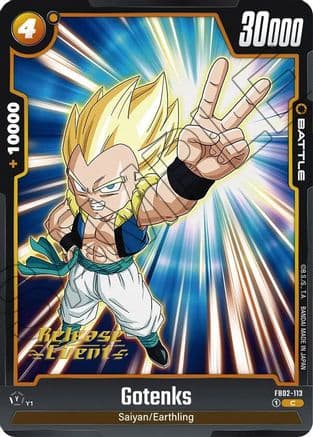 Gotenks - FB02-113 — Blazing Aura Release Event Cards