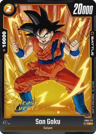 Son Goku - FB02-117 — Blazing Aura Release Event Cards