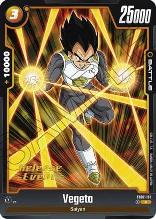 Vegeta - FB02-131 — Blazing Aura Release Event Cards