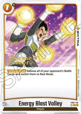 Energy Blast Volley — Blazing Aura Release Event Cards