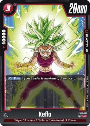 Kefla - FB02-012 — Blazing Aura Release Event Cards