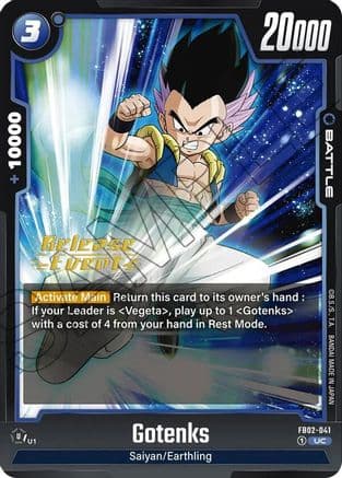 Gotenks - FB02-041 — Blazing Aura Release Event Cards