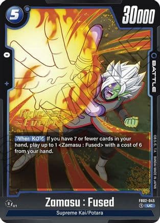 Zamasu : Fused - FB02-045 — Blazing Aura Release Event Cards