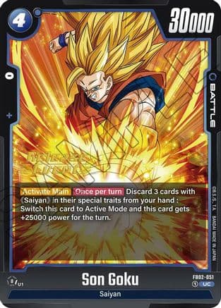 Son Goku - FB02-051 — Blazing Aura Release Event Cards