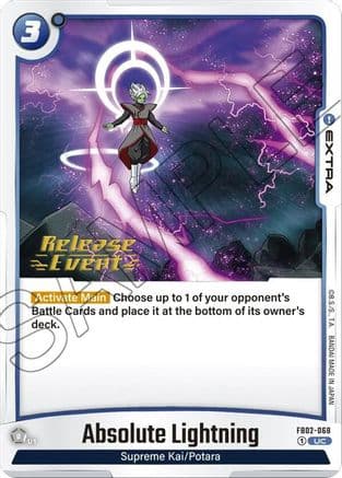 Absolute Lightning — Dragon Ball Super: Fusion World card