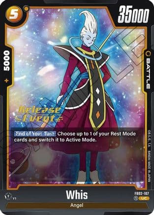 Whis - FB02-107 — Blazing Aura Release Event Cards