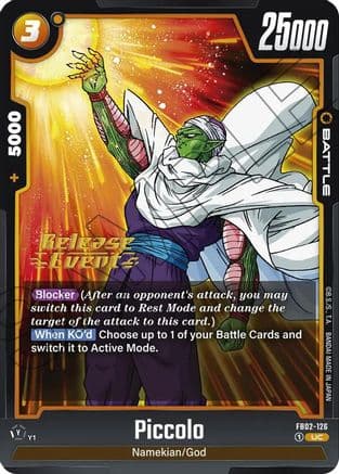 Piccolo - FB02-126 — Blazing Aura Release Event Cards