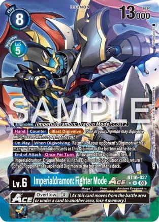 Imperialdramon: Fighter Mode ACE (Alternate Art) — Beginning Observer