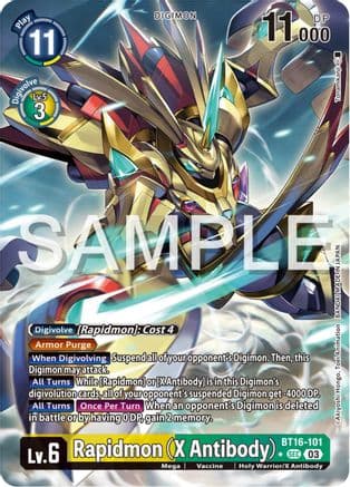 Rapidmon (X Antibody) (Alternate Art) — Beginning Observer