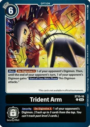 Trident Arm (Demo Deck Exclusive) — Digimon Demo Deck Exclusive Cards