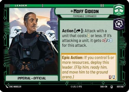 Moff Gideon - Formidable Commander — Shadows of the Galaxy