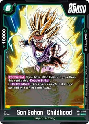 Son Gohan : Childhood - FB02-088 (Tournament Pack 02) — Tournament and Championship Promos