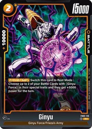 Ginyu - FB02-110 (Tournament Pack 02) — Tournament and Championship Promos