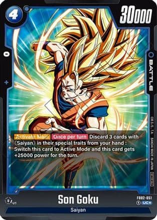 Son Goku - FB02-051 (Tournament Pack 02) — Tournament and Championship Promos
