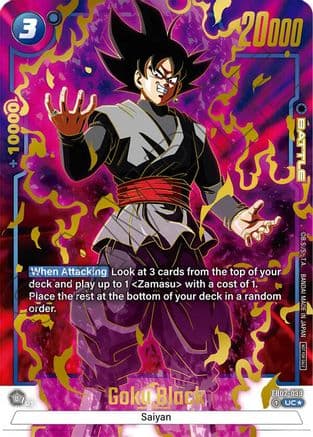 Goku Black - FB02-039 (Championship Pack 01) (Gold) — Tournament and Championship Promos