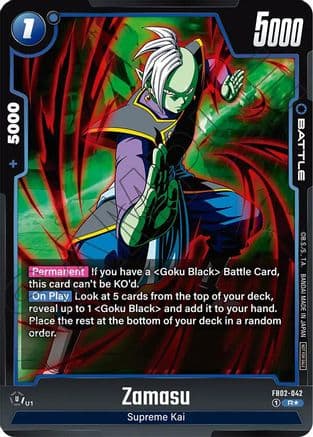 Zamasu - FB02-042 (Championship Pack 01) — Tournament and Championship Promos
