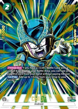 Cell Jr. - FB02-085 (Championship Pack 01) (Gold) — Tournament and Championship Promos