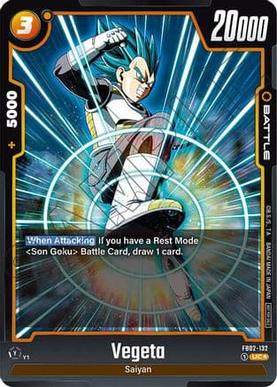 Vegeta - FB02-132 (Championship Pack 01) — Tournament and Championship Promos