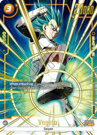 Vegeta - FB02-132 (Championship Pack 01) (Gold) — Tournament and Championship Promos