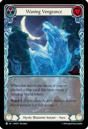 Waning Vengeance (Red) — Blitz Deck: Part the Mistveil - Enigma