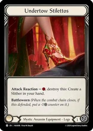 Undertow Stilettos — Blitz Deck: Part the Mistveil - Nuu Flesh and Blood card by Firaz M. Rasyid