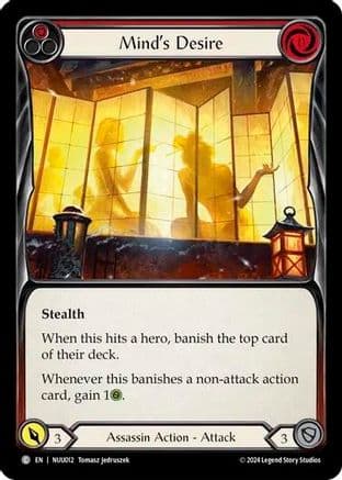 Mind's Desire (Red) — Blitz Deck: Part the Mistveil - Nuu Flesh and Blood card by Tomasz Jedruszek