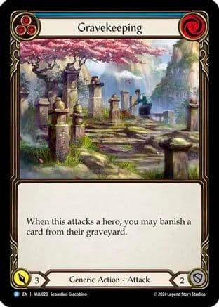 Gravekeeping — Blitz Deck: Part the Mistveil - Nuu Flesh and Blood card by Sebastian Giacobino