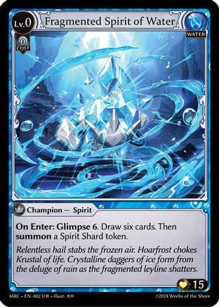 Fragmented Spirit of Water — Mercurial Heart