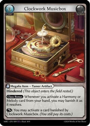 Clockwork Musicbox — Mercurial Heart Grand Archive TCG card by Abit