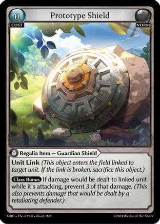 Prototype Shield — Mercurial Heart