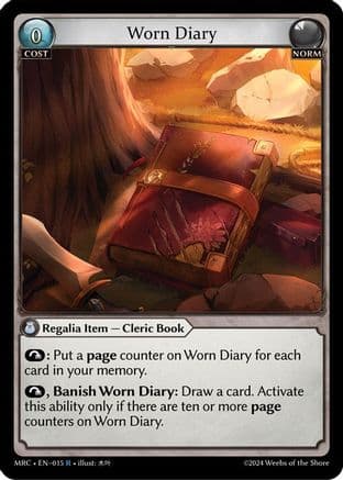 Worn Diary — Mercurial Heart