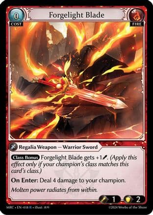 Forgelight Blade — Mercurial Heart