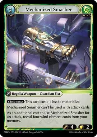 Mechanized Smasher — Mercurial Heart