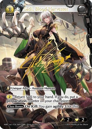 Sadi, Blood Harvester (CSR) — Mercurial Heart