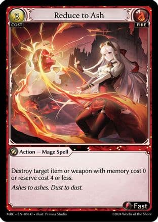 Reduce to Ash — Mercurial Heart