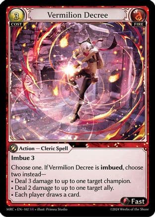 Vermilion Decree — Mercurial Heart