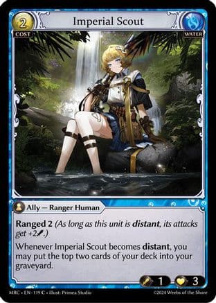 Imperial Scout — Mercurial Heart Grand Archive TCG card by Primera Studio