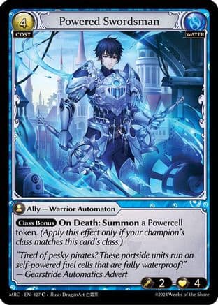 Powered Swordsman — Mercurial Heart