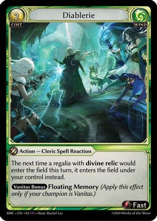 Diablerie — Mercurial Heart Grand Archive TCG card by Innae Rachel Liu