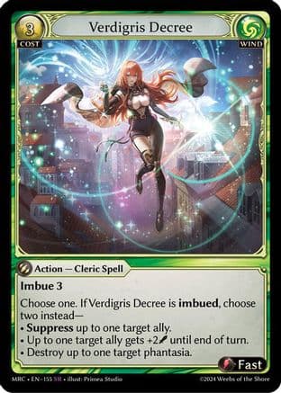 Verdigris Decree — Mercurial Heart